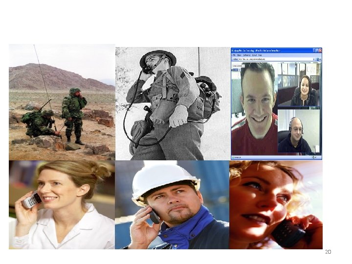 Security use in daily basis 3 – Voice Communication 20 