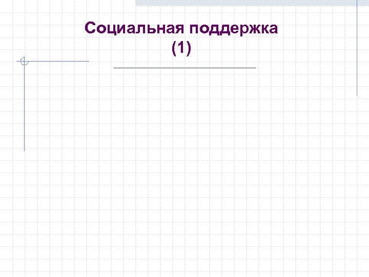 Социальная поддержка (1) 