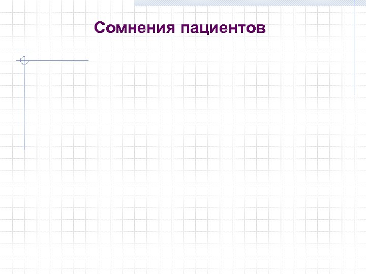 Сомнения пациентов 