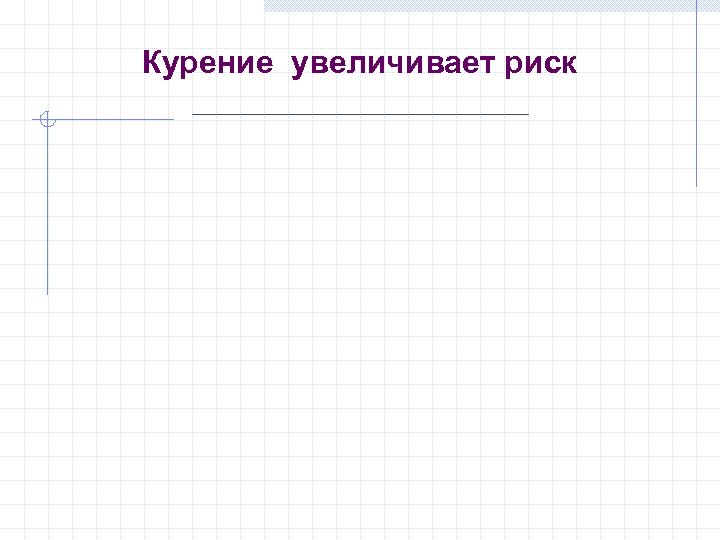 Курение увеличивает риск 