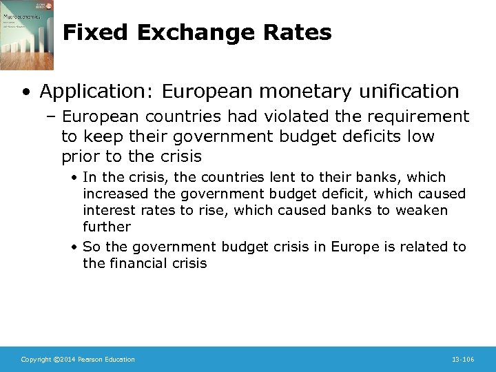 Fixed Exchange Rates • Application: European monetary unification – European countries had violated the