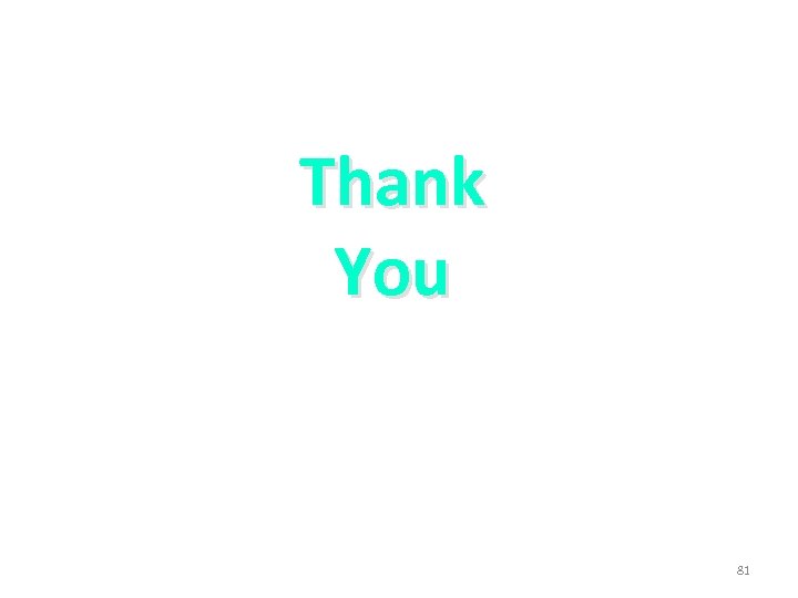 Thank You 81 