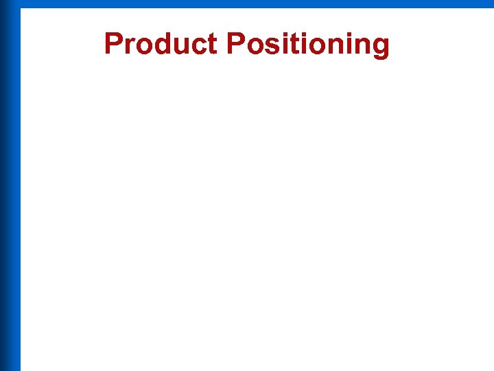 Product Positioning 