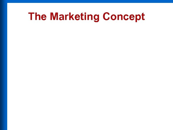 The Marketing Concept 