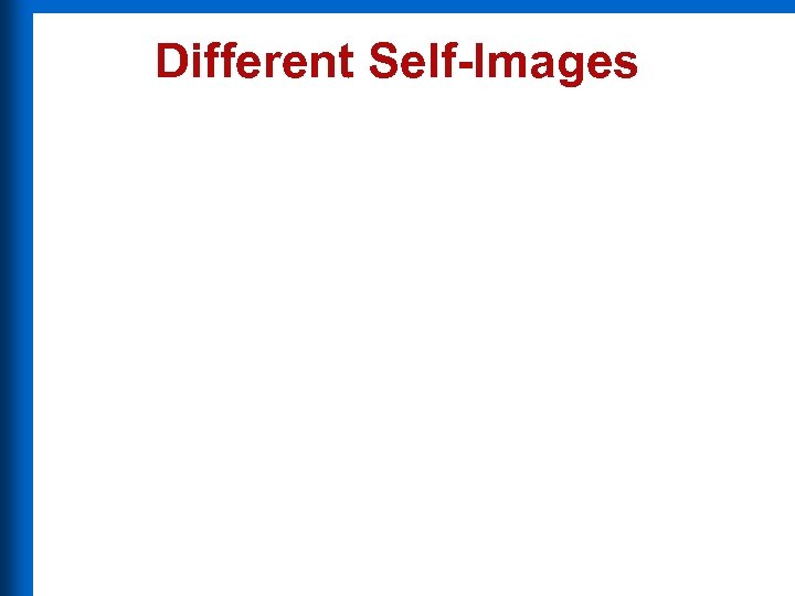 Different Self-Images 