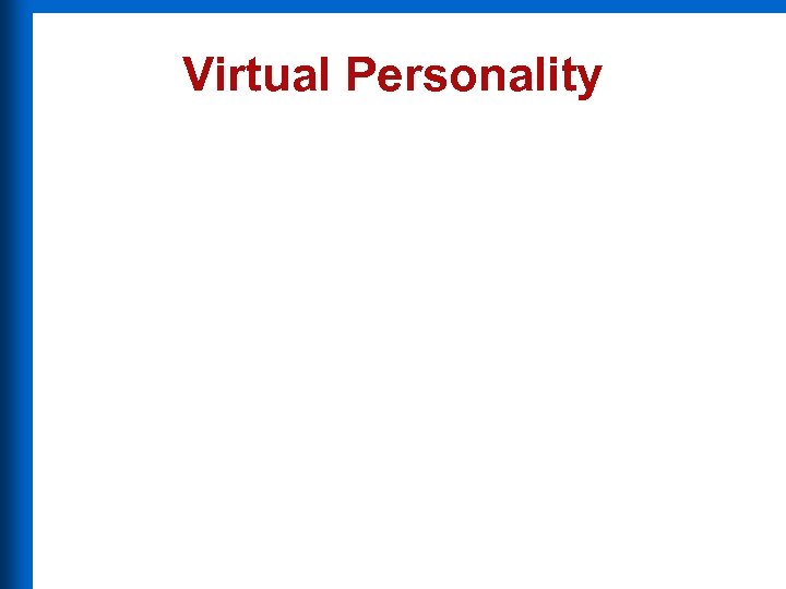 Virtual Personality 