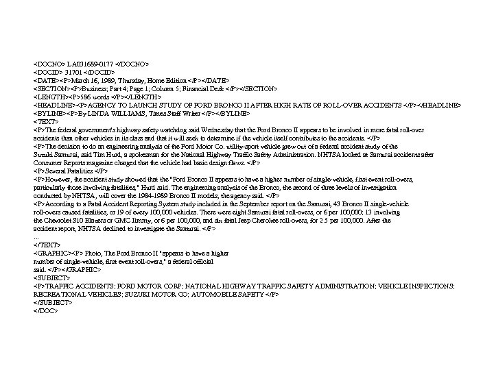 <DOCNO> LA 031689 -0177 </DOCNO> <DOCID> 31701 </DOCID> <DATE><P>March 16, 1989, Thursday, Home Edition