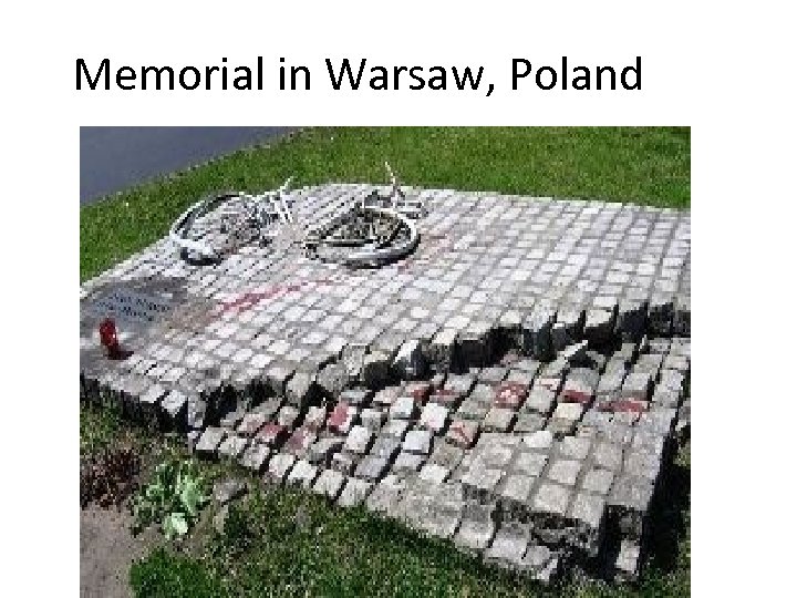 Memorial in Warsaw, Poland 