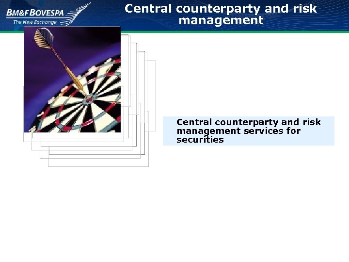 Central counterparty and risk management services for securities 