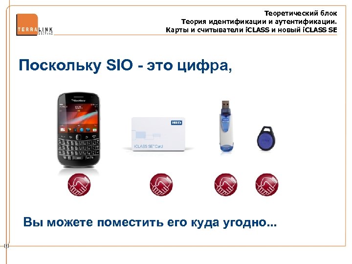 Теоретический блок Теория идентификации и аутентификации. Карты и считыватели i. CLASS и новый i.