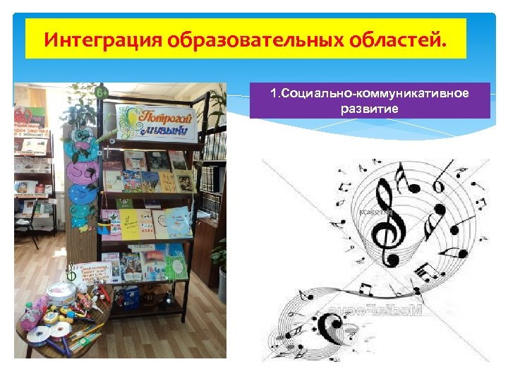 Интеграция образовательных областей. 1. Социально-коммуникативное развитие 