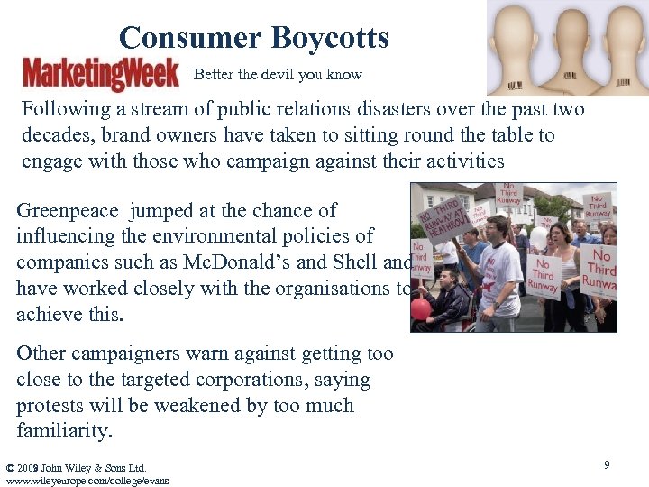 Consumer Boycotts Better the devil you know Following a stream of public relations disasters