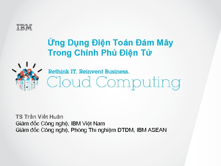 Ứng Dụng Điện Toán Đám Mây Trong Chính Phủ Điện Tử TS Trần Viết