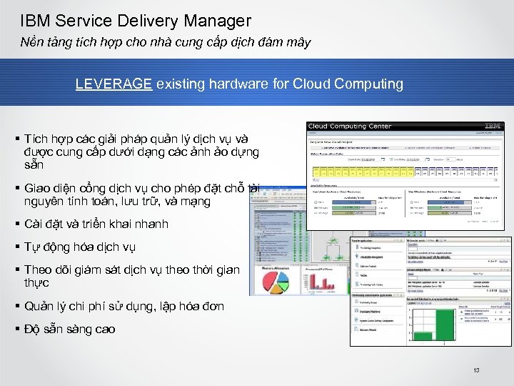 IBM Service Delivery Manager Nền tảng tích hợp cho nhà cung cấp dịch đám