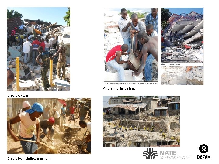 Credit: Le Nouvelliste Credit: Oxfam Credit: Ivan Muñoz/Intermon Page 17 