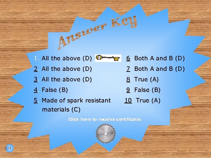 1. All the above (D) 6. Both A and B (D) 2. All the