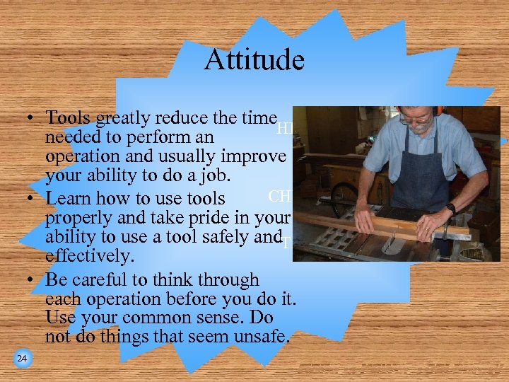 Attitude • Tools greatly reduce the time. HEAD needed to perform an operation and