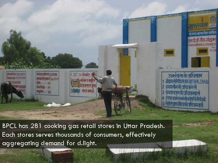 Analysis of BPCL Distribution Network BPCL has 281 cooking gas retail stores in Uttar