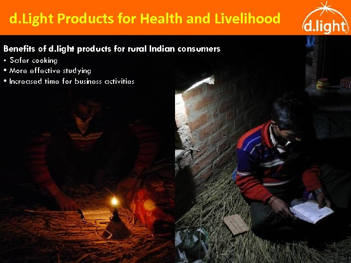 d. Light Products for Health and Livelihood Benefits of d. light products for rural