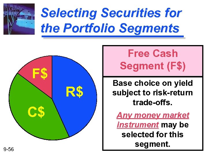 Selecting Securities for the Portfolio Segments Free Cash Segment (F$) F$ R$ C$ 9