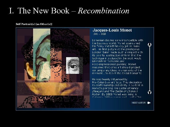 I. The New Book – Recombination 