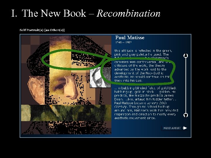 I. The New Book – Recombination 