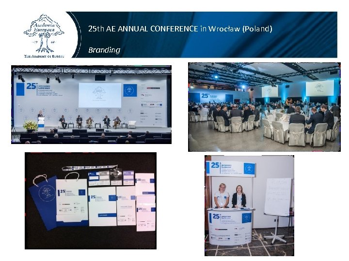 25 th AE ANNUAL CONFERENCE in Wrocław (Poland) Branding 