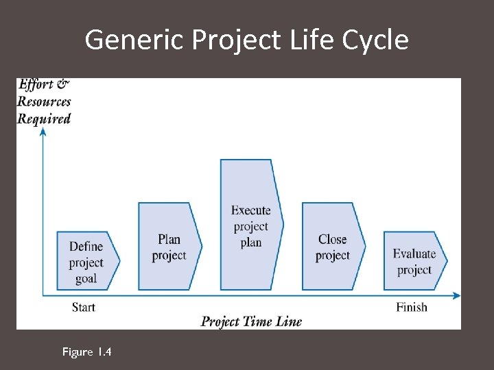 Generic Project Life Cycle Figure 1. 4 
