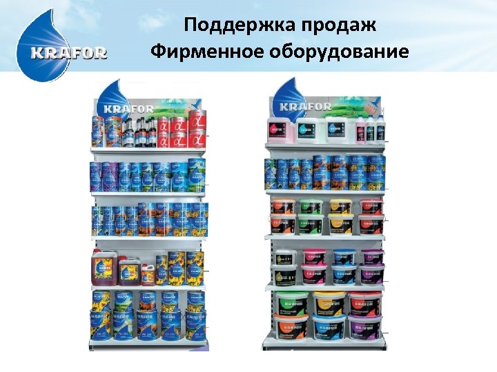 Поддержка продаж Фирменное оборудование 