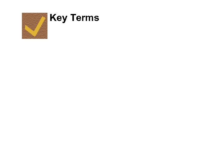 Key Terms 