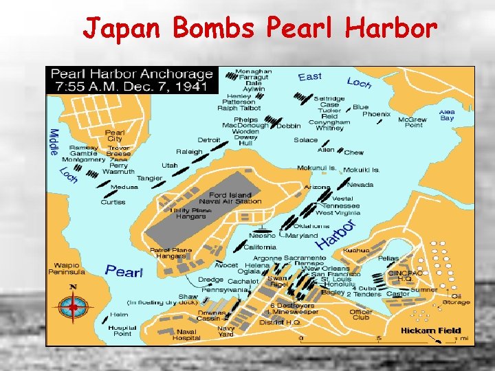 Japan Bombs Pearl Harbor 