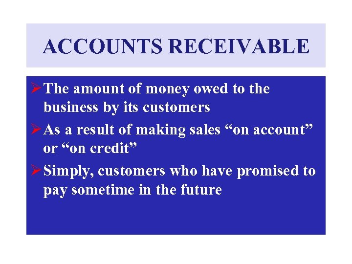 CHAPTER ONE ANALYZING TRANSACTIONS The Accounting Equation