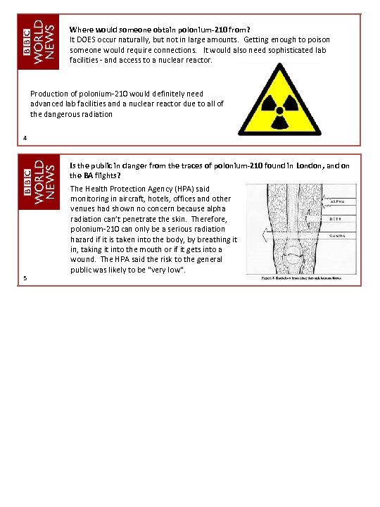 Where would someone obtain polonium-210 from? It DOES occur naturally, but not in large