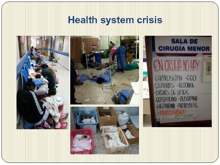 Health system crisis 