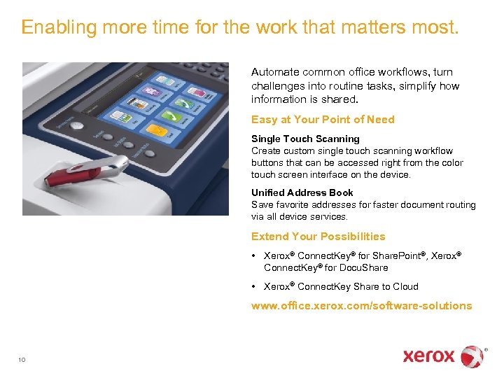Enabling more time for the work that matters most. Automate common office workflows, turn