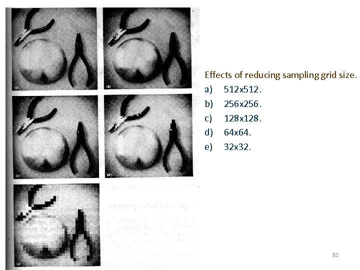 Effects of reducing sampling grid size. a) 512 x 512. b) 256 x 256.