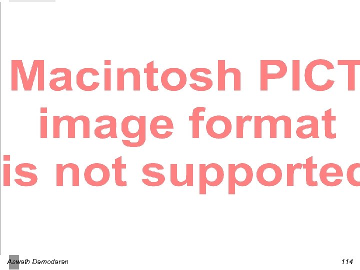 Aswath Damodaran 114 