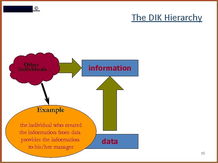 Rami Gharaibeh © The DIK Hierarchy Other individuals information Example the individual who created