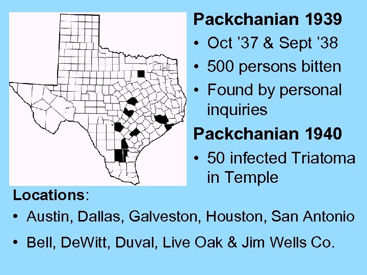 Packchanian 1939 • Oct ’ 37 & Sept ’ 38 • 500 persons bitten