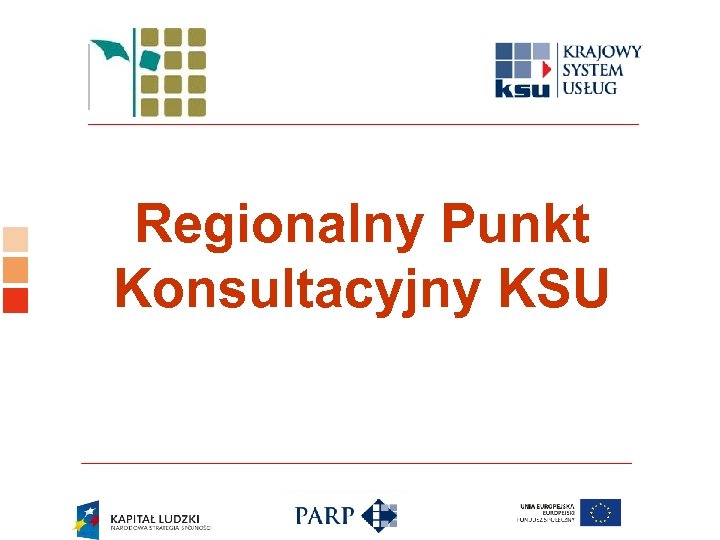 Logo ośrodka KSU Regionalny Punkt Konsultacyjny KSU 