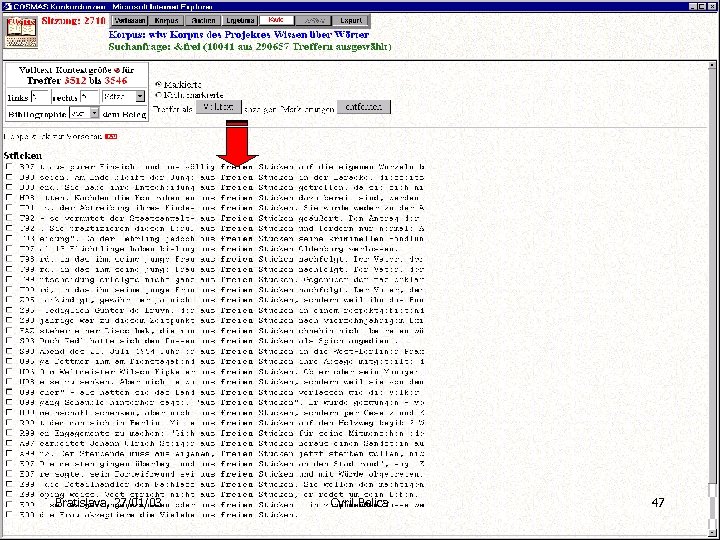Kwic, „Stücken“ Bratislava, 27/01/03 Cyril Belica 47 
