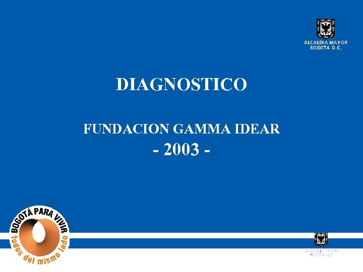 DIAGNOSTICO FUNDACION GAMMA IDEAR - 2003 - 