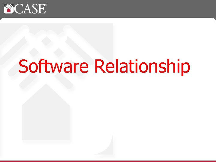 Software Relationship 