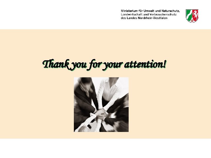 Thank you for your attention! 