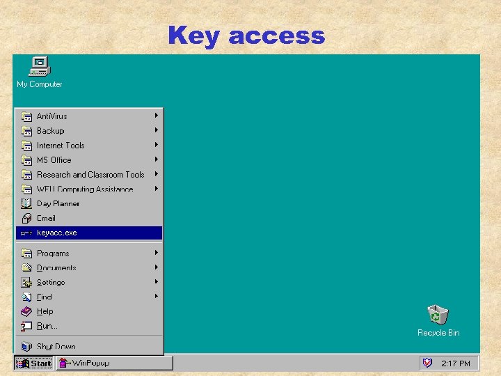 Key access 