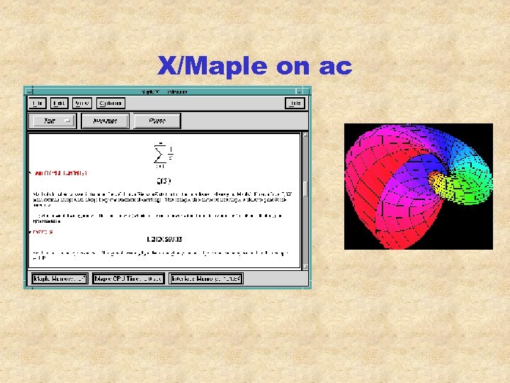 X/Maple on ac 