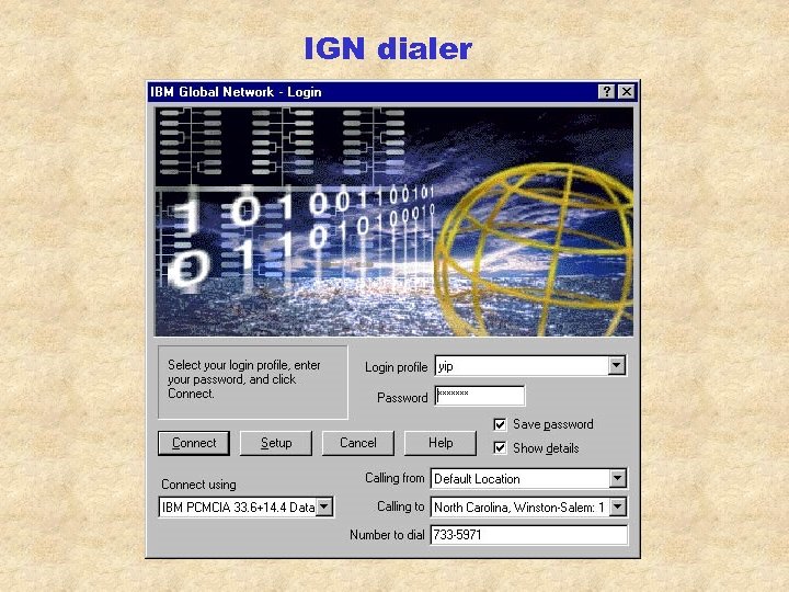 IGN dialer 