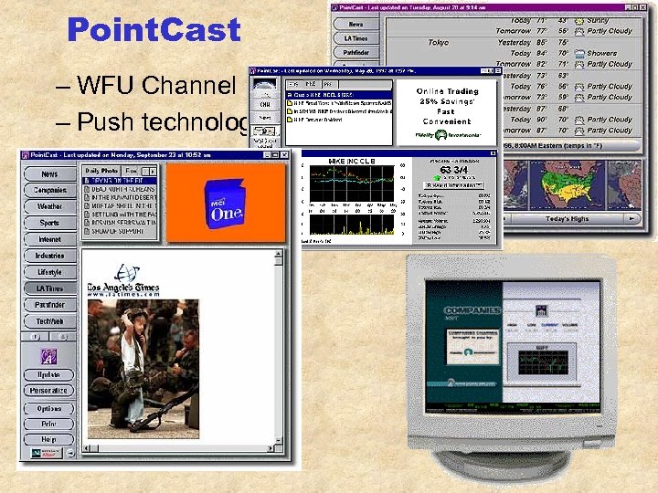 Point. Cast – WFU Channel – Push technology 