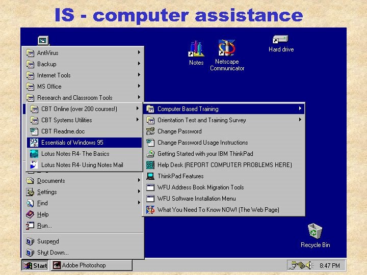 IS - computer assistance 