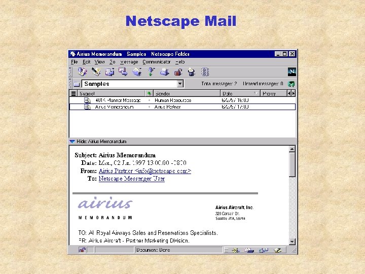 Netscape Mail 